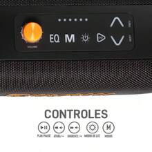 BUYTITI TWS Bluetooth Speaker, Splash Resistant And LED Light - View 5