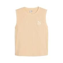 Puma Áo dệt kim cổ tròn không tay dáng casual dành cho nữ, thích hợp mùa xuân/hè. - Quả đào - Xem 1