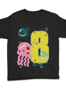 Personalized Inspired by  Birthday T-Shirtblusas para mujer playeras de mujer vestidos casuales para mujer y2k playeras deportivas para mujer verano camisetas ropa de mujer Fashion Perfect For Daily - Negro - Ver 1