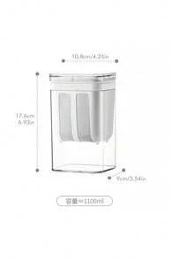 Powcan 1pc Reusable Yogurt Strainer, Super Fine Mesh With Lid - Ideal For Straining Thick Yogurt, Cheese, Soy Milk, Perfect For Home Kitchen Or Restaurant, Easy To Clean, Essential Kitchen Accessory, Gift For Home Chefs, Space-Saving, Great Christmas Kitchen Gift - White - View 13