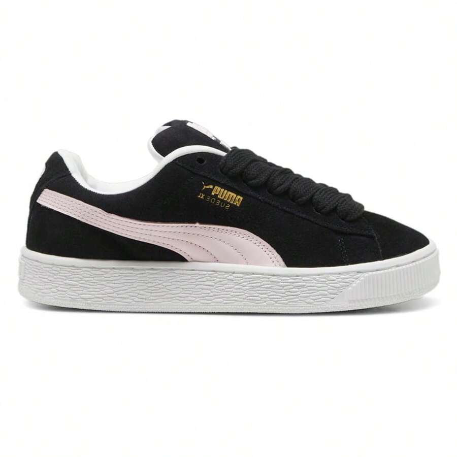 Puma X Butter Goods Men's Suede VTG Sneakers - 黑色/一抹粉紅色 - 查看 1