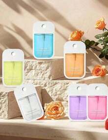 1PCS/6PCS Scented Hand Sanitizer Spray With Vanilla, Lavender, And Aloe For Home Use, Portable Cleaning And Disinfecting Hand Sanitizer. Essential Travel Protection Kit, Must-Have For Travel Disinfection. Suncream Applicator Holiday Essentials - XYC1pc 薰衣草 - 查看 3