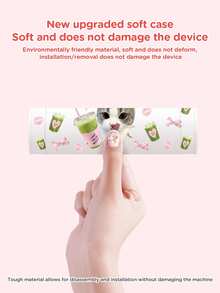 Accessories For Nintendo Switch, Cartoon Cat & Bow Design Compatible With Switch NS/Switch OLED/Switch Lite Protective Case, Storage Bag, Game Card Holder Case, Best Gift Compatible With Switch Players, Valentine's Day/Spring Romantic Gift - View 2