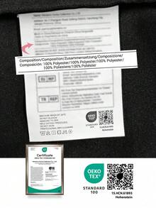 2/3件套奢华缎面床上用品套装，柔软透气，抗皱，提升睡眠质量，酒店级品质，馈赠父母及朋友，包含1个被套和1/2个枕套，奢华丝绸面料，适用于单人床、双人床、大号床、特大号床，通过Oeko-Tex认证，黑色 - 黑色 - 查看 11