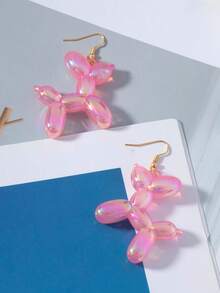 Anting-anting Hewan Kecil yang Modis, Lucu, Kasual, Personal, Menarik, Kreatif, Kartun Hewan, Serbaguna - Anak Anjing Balon 3 - View 5
