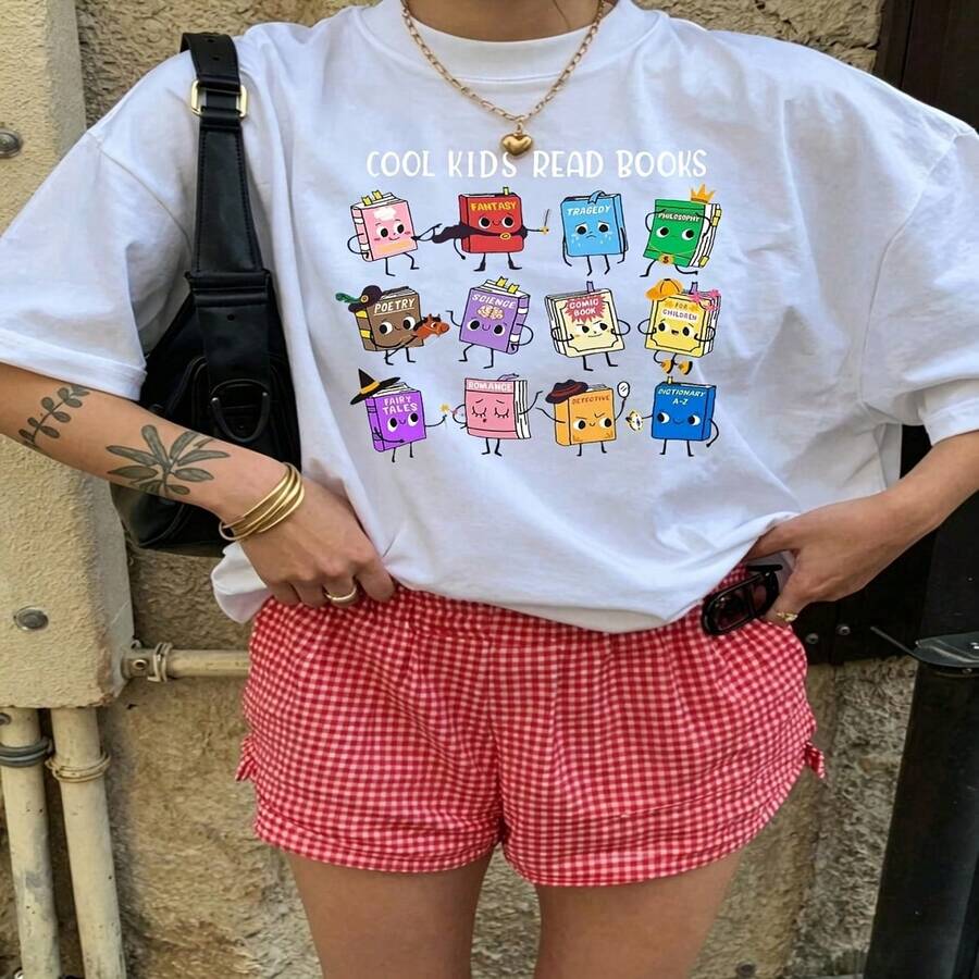 Cute Graphic T-Shirt Daily Casual 100% Cotton Oversized Soft Breathable Casual Crewneck Short Sleeve Top Aesthetic Daily Fashion Lovers Casual Wearers Daily Outfit Enthusiasts Gift Givers