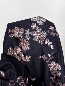 Women Midi Dresses - Black - View 7