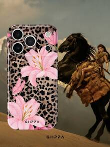 GIIPPA 一款豹纹和百合花图案设计的 17 Pro Max手机壳，也适用于 16 Pro Max、15 Pro Max、14 Pro Max，韩版时尚趣味手机壳，兼容11/12/13/14/15/79 Pro Max Plus，男女皆宜的优雅设计，是圣诞节、情人节、复活节、婚礼季和生日送给女友的理想礼物。 - 彩色 - 查看 7