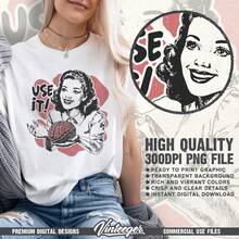 Diseño retro divertido - Diseño de camiseta con cita sarcástica - Frase de chica atrevida - Gráfico vintage humorístico para sublimación e impresión - Blanco - Ver 2