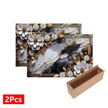 1pc Metal Silver Floral Pattern Printed Absorbent Dish Drying Mat, Concentrated Coffee Machine Countertop Absorbent Mat, Sink Drain Mat, Soft Faucet Absorbent Mat, Sink Cup Mat, Kitchen & Bathroom Accessories - Multicolor - View 13