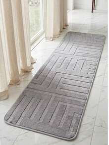 Luxury Runner Rug 2.00m X 60cm – Geometric Design With Reinforced Bias Binding. Beautiful And Non-Slip. - 灰色 - 查看 3