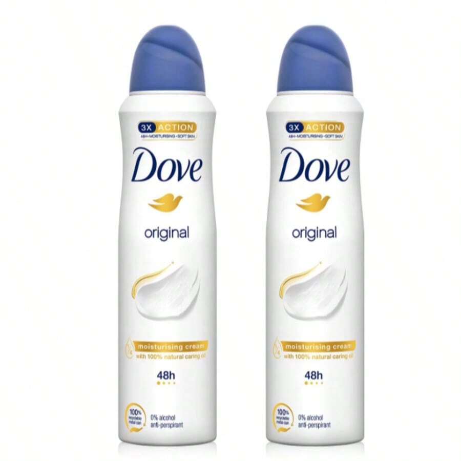 Dove Original Aerosol Antiperspirant Deodorant 150Ml - 2 Pcs - 查看 1