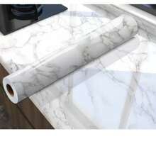 40*500cm Oil-Proof, Waterproof, Self-Adhesive Wall Sticker, Suitable For Kitchen, Bathroom, Living Room - Marble Stickers - View 1