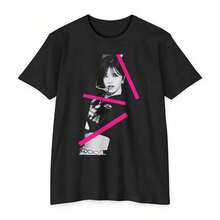 Yujin Shirt | BRESCA | Accendio | Baddie | Soy | Gift | Art | K-Pop | Unisex | T-Shirts | Bias | Artistic | Casual | Style | Beautiful | Exquisite Design | Loose And Comfortable | Easy To Match - 黑色 - 查看 3