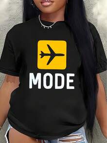 Camiseta de manga corta ligera y duradera, diseñada para viajes, perfecta para excursiones, salidas informales, viajes al aeropuerto o uso diario, disponible en una variedad de colores, cómoda y ajustada.blusa casual mujer - Negro - Ver 7