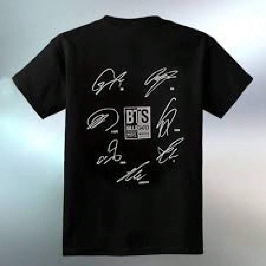 Bangtan Boys| CAMISETA DE BILLBOARD - Music Plaza - Negro - Ver 1