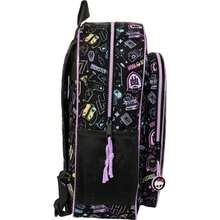Safta Monster High 大型 Monster High Compact Evolution 兒童拉桿背包，帶可拆卸可清洗內襯，可透過拉鍊連接到拉桿箱，配有頂部提手和身份標籤，均碼 - 免費送貨 ✅ 西班牙大陸 24/48 小時送達 - 選項 4 - 查看 4