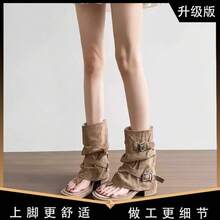 Women Ankle Boots & Booties - Khaki - View 3