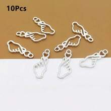 5/10/15/20/30/40/50 chiếc Mặt dây chuyền hình trái tim rỗng 22mm, phụ kiện trang sức DIY, vòng cổ, bông tai, vòng tay, móc khóa, túi xách, quần áo, ốp điện thoại, mặt dây chuyền ngày Valentine - mặt dây chuyền - Xem 7