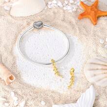 1 cái charm mạ vàng 18K bộ sưu tập sinh vật biển vintage mùa hè hình rùa, cá ngựa, sao biển, vỏ sò, cá voi, cá mập, hải cẩu, phù hợp cho vòng tay, dây chuyền, mặt dây, hạt làm trang sức DIY, lựa chọn lý tưởng cho phụ kiện trang sức hàng ngày của nữ - quà tặng du lịch ngày lễ - Vàng - Xem 5