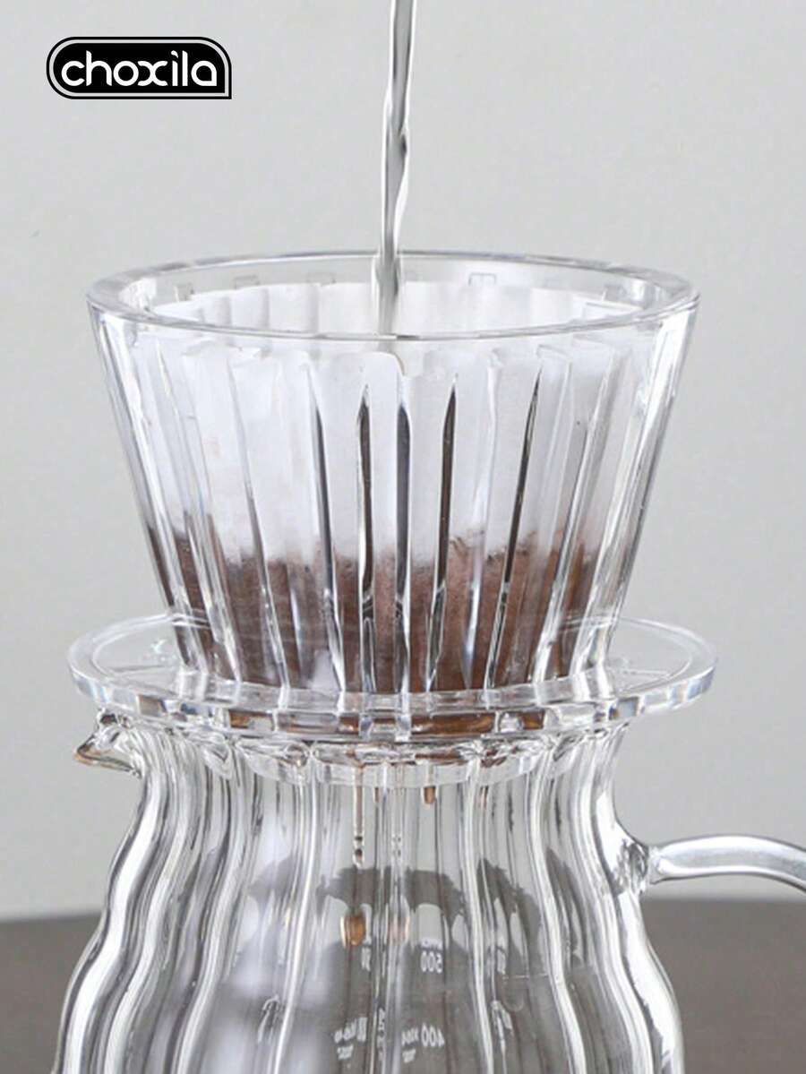 1個塑料手沖咖啡濾器,手沖咖啡濾器,慢滴濾杯,手沖咖啡機咖啡漏斗,適合單杯沖泡,咖啡配件,適合咖啡愛好者、家人和朋友的理想禮物,適合居家和咖啡館使用 - 咖啡濾 - 查看 1