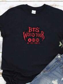 Camiseta WORLD TOUR, Copa Mundial 2026, Copa Mundial 2026, Ropa de mujer - Negro - Ver 6