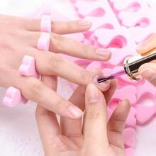 50 cái/gói dụng cụ tách ngón chân mềm mại, dụng cụ làm móng nghệ thuật hình trái tim linh hoạt, dụng cụ luyện tập làm móng tay, móng chân, nẹp chân. - Nhiều màu - Xem 2