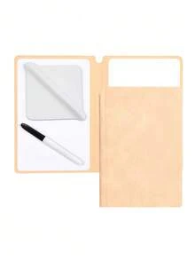 1pc Minimalist Dry Erase White Board With Soft Case - Suitable For Meeting Notes And Drawing, Includes 1 Eraser Cloth And 1 Quick-Drying Whiteboard Marker, Reusable, Back To School - Whiteboard - View 9