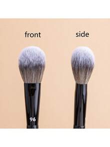1pc Professional Flat Head Blush Brush, Blush Contouring Brush, Foundation Brush, Makeup Brush, Makeup Tool, Professional Flat Bronze Blush Brush, Blush Makeup Tool And Powder Product, Foundation Brush, Concealer Brush, Blush Brush, Contour Brush, Blush Brush, Bronzer Brush, Powder Brush, Foundation Brush, Blush Brush, Gift - Black - View 5