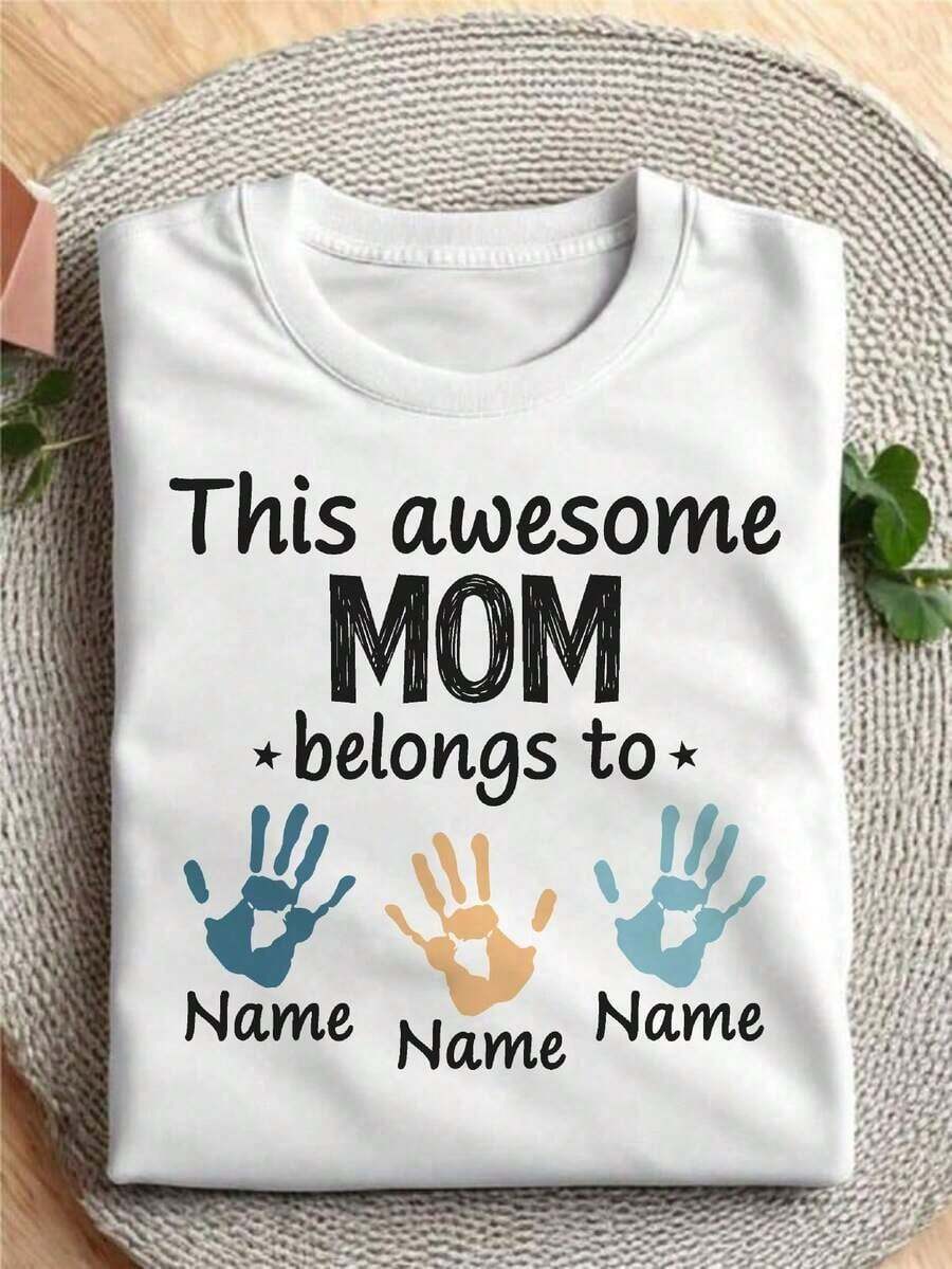 Women's New Style T-Shirts For Spring/Summer - Perfect For Mother's Day. Elegant Women's Clothing. Essential Gift Items: Women's Spring/Summer Style T-Shirt, Short Sleeve, Round Neck, A Thoughtful Gift For Friends Or Family - 白色 - 查看 1