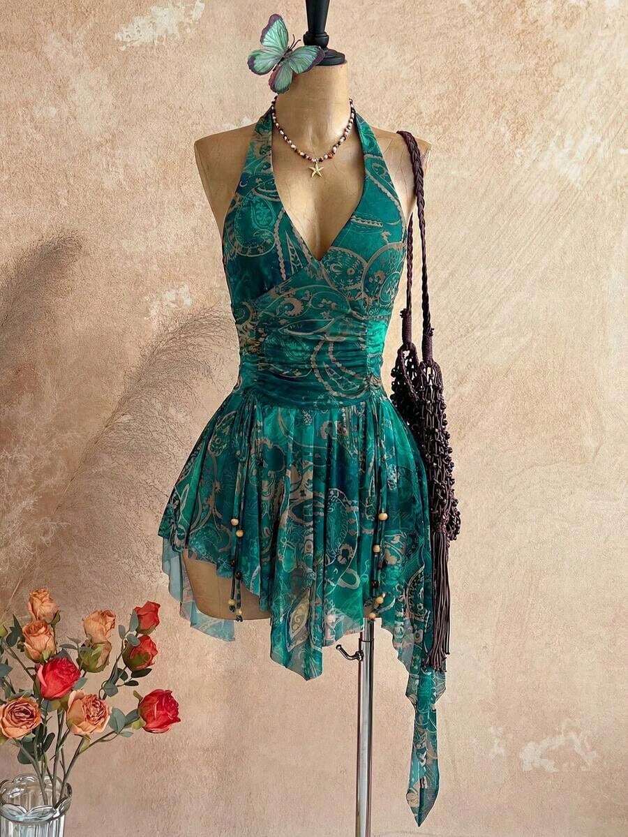 Women Midi Dresses - 銀 - 查看 1