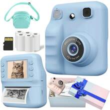 Kids Camera Instant Print Children's Camera Toddler Cameras For Girls 1080P High-Definition Video Recording 2.4 Inch Screen Kids Instant Cameras Kids Camera Toys For 3 4 5 6 7 8 9 10 Year Old Girls Boys Christmas Birthday Gift With Gift Box - Multicolor-a29 - View 21