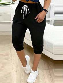Pantalones de primavera para mujer, ropa de resort - Negro 6 - Ver 4