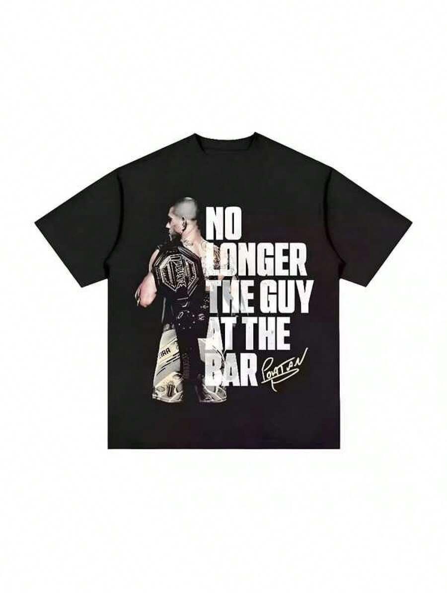 Camiseta unisex de manga corta, 2026NuevoRetroTendenciasRetratoClásicoUfcssEstrellaImprimirHombresHombresCamisetaAlgodónModaY2KSuperiorVeranoCortoSLEEsVeRopaTeeplayerashombre, , , Dazymujer,romwehombres, bohochic,maestrasregalos,camisetaparaconjuntos de mujercon curvasparamu,y2k, - Negro - Ver 1
