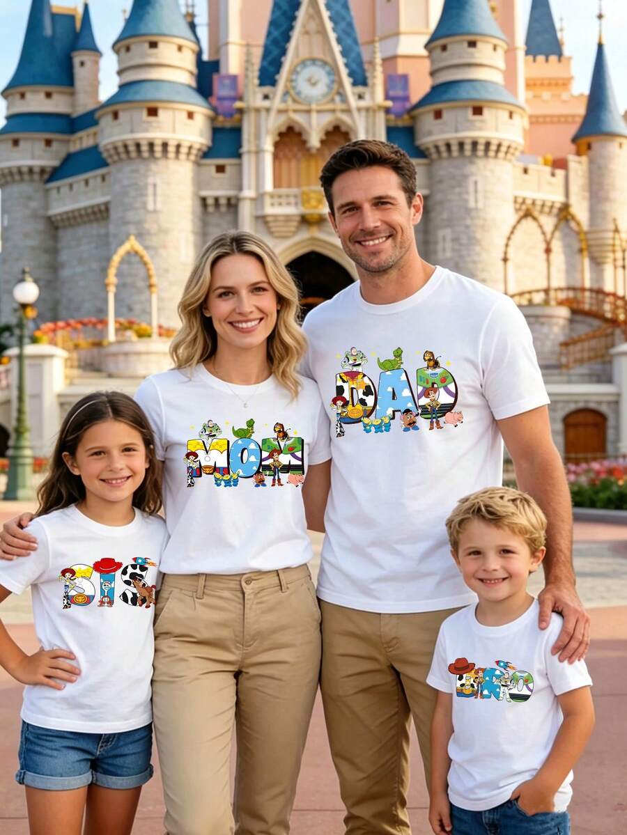 Toy Story Family Matching Shirts, Disney Trip Family Shirts, Dad Mom Sis Bro Matching Tees, Toy Story Characters Family Vacation Shirts, Disney World Family Outfits - Male - View 1