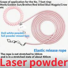 Adjustable Parrot Outdoor Harness Leash Anti-Fly Training Walking Rope For Budgie Cockatiel Sun Conure - Multicolor - View 14
