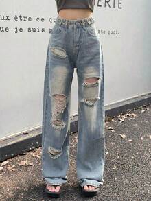 Women Jeans - Blue - View 1