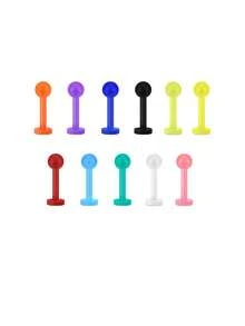7pcs Stainless Steel Piercing Kit, Includes 12G/14G/18G Needles, Suitable For Navel, Lip, Nose, Eyebrow, Ear Piercing, With Nose Stud, Navel Ring, Lip Ring And Nose Septum Ring - Multicolor - View 12