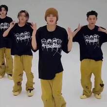 Camiseta 4shoboiz K-pop |     Diseño de Rostros de Miembros en Estilo Gráfico |    A158 Algodón Premium Oversize |     Camiseta de Manga Corta para Fanáticos de K-pop y la Moda Urbana |     Ropa con Estilo Coreano y Moderno - Negro - Ver 4