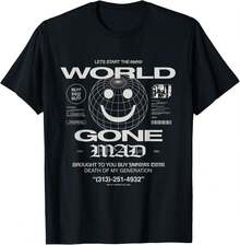 World Gone Mad T-Shirt - Negro - Ver 1