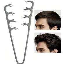 Peine con textura, peine de peinado de dientes anchos y esponjoso, peine de rizos de dientes anchos y esponjoso, peine de peinado con textura para hombres, accesorio de peinado para dividir el flequillo, peine de peinado unisex, accesorios para el cabello, productos para el cabello, herramientas para el cabello, regalo de Navidad, adornos para el cabello, Navidad - Multicolor - Ver 8