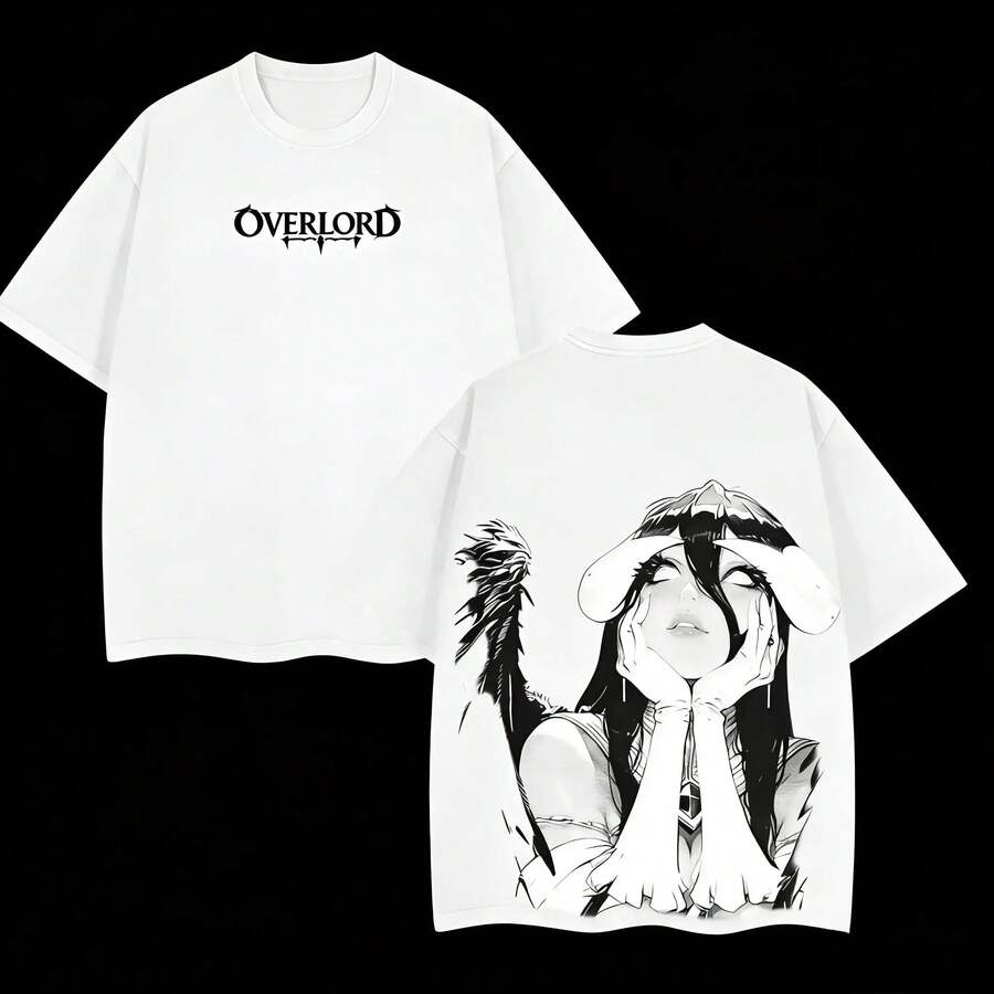 s-3xl Camiseta Unisex 100% Algodón, Diseño de Demonio Blanco y Negro con Cuernos,A283 Estilo Oscuro Streetwear, Camiseta de Verano de Cuello Redondo, Ropa Casual para Hombres y Mujeres, Tallas S-3XL, Estética Gótica, Ropa de Moda Urbana - Blanco - Ver 1
