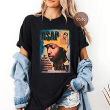 Premium ASAP Rocky T-Shirt - Rap Music - Sundress Album - Fan Merch - Black - View 1