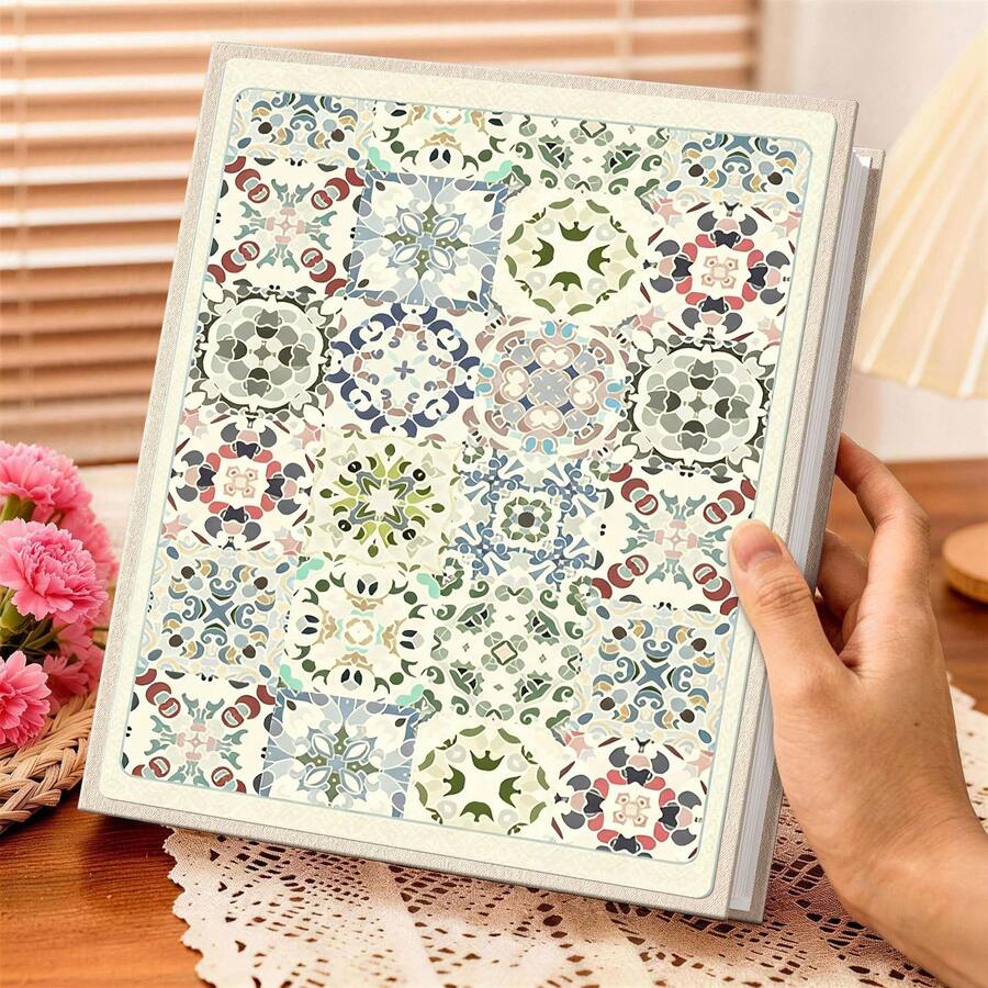 6-Inch Photo Album, Large Capacity 200 Pockets, Velvet Material, Suitable For Family, Wedding, Anniversary, Travel, Graduation, Ideal Gift - 1PC - View 1