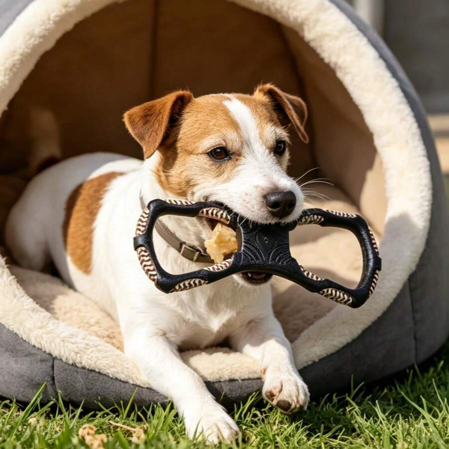 Juguete para masticar y juguete interactivo adecuado para razas de perros medianos y grandes - Multicolor - Ver 1