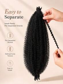 ASHEWIG 1/3 Pack Maldives Braided Wigs, 8-36 Inch Length Curly Braids, Elastic Pre-Curled Synthetic African Braiding Hair - Soft & Fluffy Easy Styling, Halloween - Multicolor - View 5