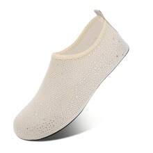aikwd Unisex Rhinestone Waterproof Shoes, Shiny Non-Slip Water Socks, Quick-Dry Barefoot Swimming Shoes, Suitable For Beach, Yoga, Pool And Outdoor Activities - Beige - View 6