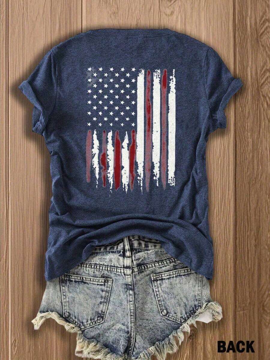 Plus Size T-Shirts - Black - View 1