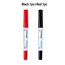 2/3/6pcs Double-Headed Frozen Marker Pens, Low-Temperature Storage Bag Marker, Black And Red Permanent Frozen Pens, Can Be Used For Cold Storage,Ice Bags, Food Bags, Glass, Refrigerators, Laboratory Marker Pens - Multicolor - View 13