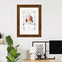 Hello World Personalized Baby Birth Sign, Custom Newborn Stats Wall Art, Gender Neutral Nursery Decor - Multicolor - View 6